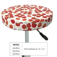 thumbnail image 4 of Lsque Tomato Round Bar chair cushion covers Velvet Fabric Premium Comfort Protects from Scratches and Stains for 14-17 Inch Chair- 13 inch, 4 of 7