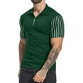 thumbnail image 6 of Aiyino Sport Men's Polo Shirt, Men's Cool DRI Moisture-Wicking Performance Polo Shirt, Jersey Knit Performance Polo Shirt, 6 of 7