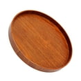 thumbnail image 5 of Wooden Round Kitchen Tableware Board Wood Tray for Snacks L, 5 of 5