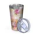 thumbnail image 2 of 16oz Tumblers Pioneer Flower Stainless Steel Vacuum Insulated Double Wall Travel Tumbler Cups Mug with Lid and Straw,Cleaning Brush for Coffee,Tea, 2 of 4