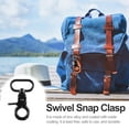 thumbnail image 6 of FOLOYORI 5Pcs Metal Trigger Hook Swivel Clasps Clip Zinc Alloy Oxide Coating 360 Degree Rotation Fabric Accessories, 6 of 8