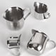 thumbnail image 4 of Billuyoard Jarra de acero inoxidable resistente al calor, 2 pack/lote, para espumar leche estilo Barista Juegos de servir café y té, 4 of 6