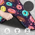thumbnail image 3 of Yiaed Donuts1 Print Carpet Floor Mats for Cars, Auto Accessories Front & Rear Car Floor Mats Car Floor Foot Mat Sets of 4 Pieces, 3 of 7