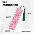 thumbnail image 3 of Kdxio Haear Strawberry Print Metal Tassel Bookmarks,Perfect Gift for Art Lovers and Bookworms Metal Bookmarks for Women, 3 of 8