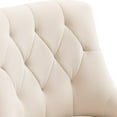 thumbnail image 6 of Boyel Living Dining Chair Set of 2 Velvet Upholstered with Gold Legs, Mid Century Modern Accent Chair for Bedroom, Living Room, Dining Room,Kitchen Dining Chairs Beige, 6 of 7