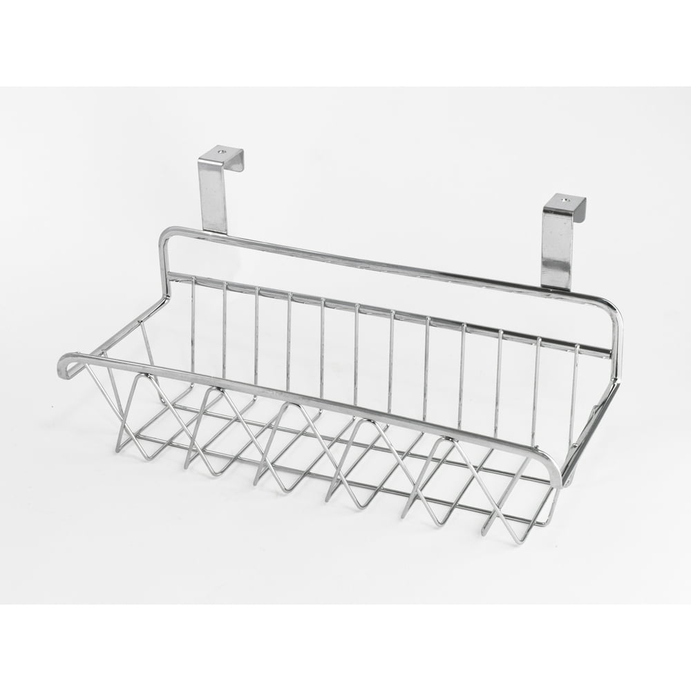 Splash Home Kai Over The Door Basket In Chrome