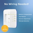 thumbnail image 3 of Kit de timbre inalámbrico Philips DES3140W/27 150 m blanco, 3 of 6