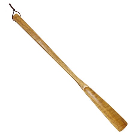 - The Elixir Eco Green Handcraft Antique Old Fashioned Durable Natural Bamboo Wood Shoehorn Home Wood Shoe Horn Shoe Spoon 21.5 inch Long-handled