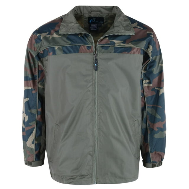 I5 Apparel Camo Lightweight Winderbreaker Rain Jacket (Men's)