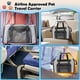 thumbnail image 5 of Top Tasta Transportín para perros y gatos, transportador para mascotas para gatos pequeños, medianos y grandes, transportador para perros con lados suaves, transportador para perros pequeños, portátil, 5 of 5