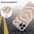thumbnail image 3 of Compatible with iPhone 12 Pro Max Case 6.7 Inch, Luxury 3D Design Heart Electroplated Water Ripple Case for Women Girls Soft Silicone Shockproof Camera Protective Back Cover-Pink, 3 of 12
