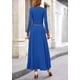 thumbnail image 2 of Conjunto de 2 Piezas PRETTYGARDEN Vestido Azul de Punto Acanalado XS, 2 of 7