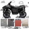 thumbnail image 4 of Royalbelle Black 6V Ride on Toy ATV 4 Wheeler, 1.8MPH Max Speed, Electric Quad Car, 4 of 6