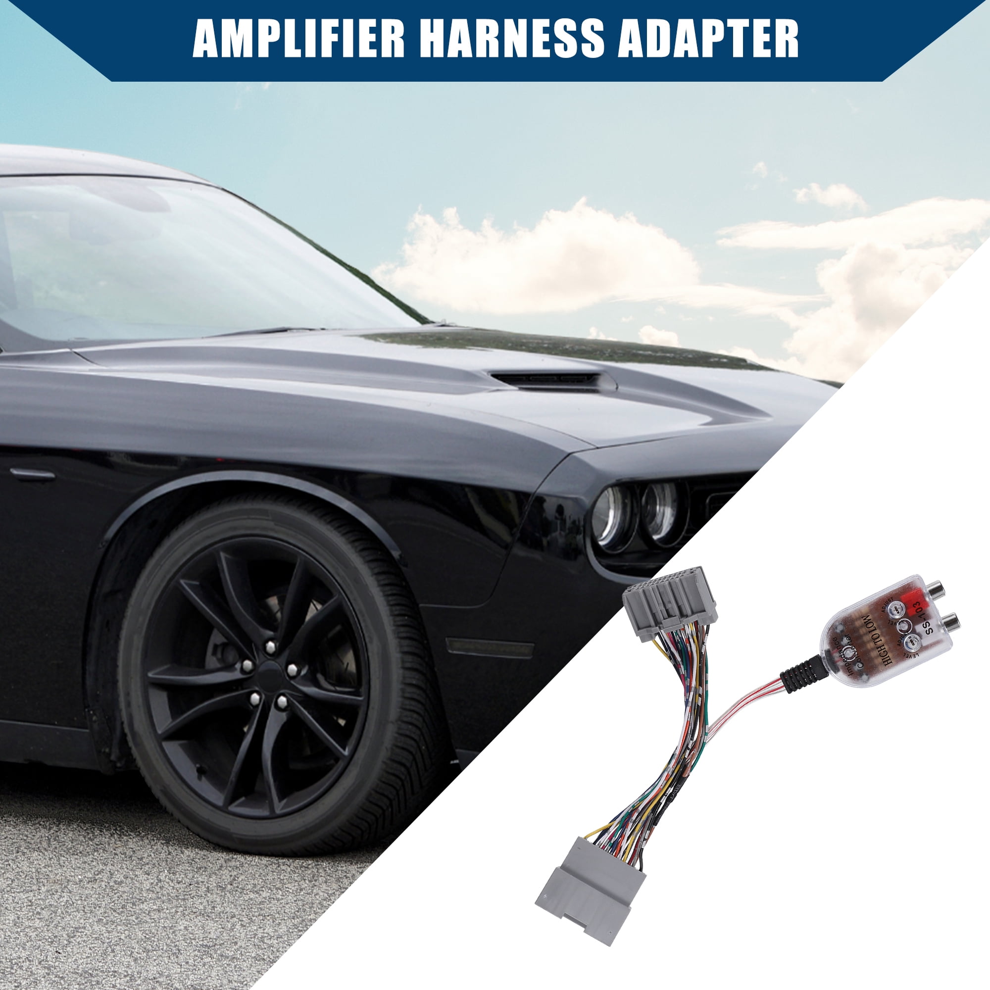 Unique Bargains Radio Add A Subwoofer Amplifier Harness for Chrysler