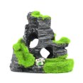 thumbnail image 3 of Artificial Moss Rock Cave Fish Tank Aquarium Decoration Random, 3 of 7