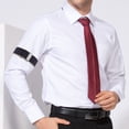 thumbnail image 4 of KALLORY 1Par Elásticas Para Camisas Mantienen En Su Lugar Cómodo, 4 of 6