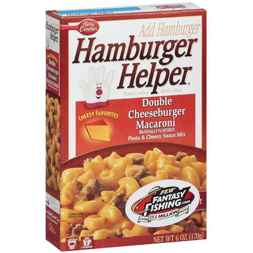 General Mills Hamburger Helper Cheesy Favorites HomeCooked Skillet