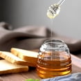 thumbnail image 5 of Honey Jar with Lid,Creative Jar With Lid Stirring Rod High Borosilicate Transparent Glass Jar, Jam Storage Bottle,Transparent Storage Container ,Household Striped Bottle for Home and Kitchen(Clear1), 5 of 5