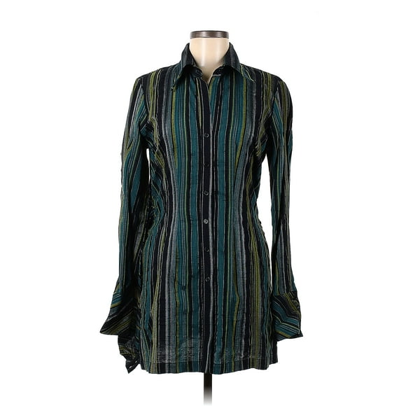 Pre-Owned Finley Women's Size M Long Sleeve Button-Down Shirt