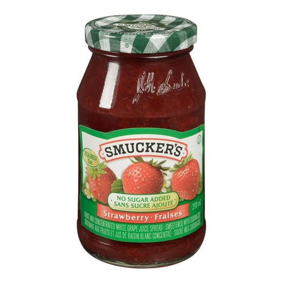 Smucker's No Sugar Added Strawberry Spread 310mL, 310 mL