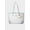 Light Blue, variant on Alikpop Bear Bow Print Spliced Bottom Commuter Tote Shoulder Bag, Fluffy Monster Charm Handbag for Women, White Pink Bottom
