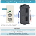 thumbnail image 3 of Kit de control remoto inteligente WiFi para ventilador de techo Prichor, 3 velocidades, regulador de intensidad, 3 of 7