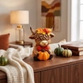 thumbnail image 4 of Solid Resin Cow Desktop Figurine Ornament, fine‑finished handicraft styling, compact desktop‑sized design, serves as shelf decoration, housewarming and everyday souvenir gift, 4 of 7