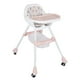 thumbnail image 1 of Trona Para Bebé, Trona Portátil Ajustable Con Respaldo Suave Y Bandeja Extraíble, Silla De Comedor Para Bebé Para Cenar, Jugar, Aprender, Viajar Al Aire Libre, 1 of 7