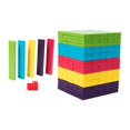 thumbnail image 1 of 100 piezas de bloques de madera, juego de apilamiento, bloques de caída, kits de construcción educativos DIY, juegos de mesa para fiestas, festivales,, 1 of 9