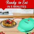 thumbnail image 4 of Brentwood 400-Watt 5-In. Non-Stick Mini Waffle Maker (Blue), TS-2141BL, 4 of 4