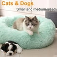 thumbnail image 6 of ParkistStar Calming Dog Bed, 24" Plush Active cat Bed, Anti Anxiety Round Donut Dog Bed, Washable pet Bed, Improve Sleep, Soft cat Litter, Suitable for Small and Medium-Sized Cats and Dogs, 6 of 8