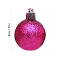 thumbnail image 3 of Mecorevxz 24Pcs Christmas Ball Ornaments Shatterproof Christmas Ornaments Set Decorations for Xmas Tree Balls 40mm/1.57" (Hot Pink), 3 of 8
