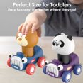 thumbnail image 4 of Exciting Car Model Toy for Toddlers - Animal Racing Push and Go Vehicles for 1 Year Kids - for First Birthday and Toddler Activities, 4 of 4