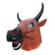 thumbnail image 2 of Máscara de cabeza de animal, tocado de animal para disfraces, espectáculos de Halloween Toro, 2 of 8