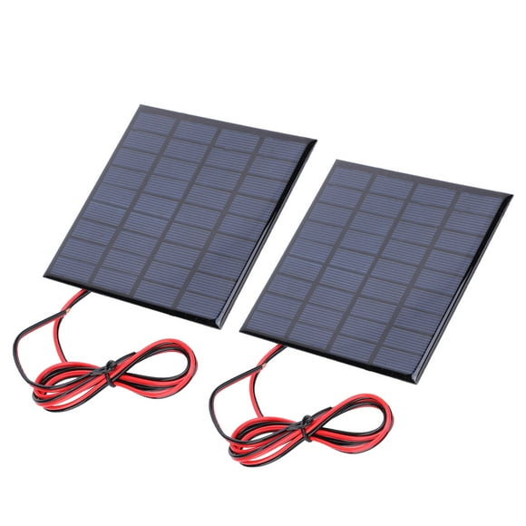 Panel Solar De 2W Panel Solar Cargador De Panel Solar Batería De Polisilicio Juguetes Luces Solares Para Césped Para Energía Solar Luces Solares Para Paisajes Cargadores Solares EOTVIA No