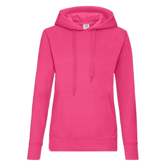 Fruit Of The Loom Ladies Lady Fit Hooded Sweatshirt / Hoodie