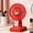 🔥 Red_Hot, variant on ZYXWVU Mini Fan Cute Desktop Mini Fan USB Rechargeable Small Quiet Fan for Dorm Students Office Desk Bedroom Personal Cooling Summer Fan