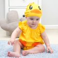 thumbnail image 2 of Bebé Niño Pequeño Verano Corto Mameluco Niños Niñas Animal Amarillo Pato Disfraz Photoshoot Fiesta De Halloween De Fantasía, 2 of 3