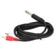 thumbnail image 1 of Cable Estéreo de Audio Adaptador, 1.5 m/4.9 Pies 6.35 mm A Cable de audio dual para conectar la interfaz de audio, 1 of 7