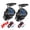 B, variant on 2-Pack 12V USB Outlet Aluminum Charger, 4-Port 78W Total (2 PD 30W + 2 QC 18W) With LED Voltmeter, Waterproof Marine Grade USB Socket For Boat, RV, Motorcycle, Car, ATV