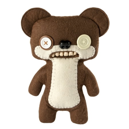 Fuggler, Funny Ugly Monster, 9 Inch Teddy Bear Nightmare (Brown) Plush Creature with Teeth, for Ages 4 and