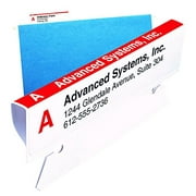 Smead Viewables Quick-fold Tab/label System - 1.25" Tab Height X 3.50" - White Poly Tab - 45/pack (smd-64912)