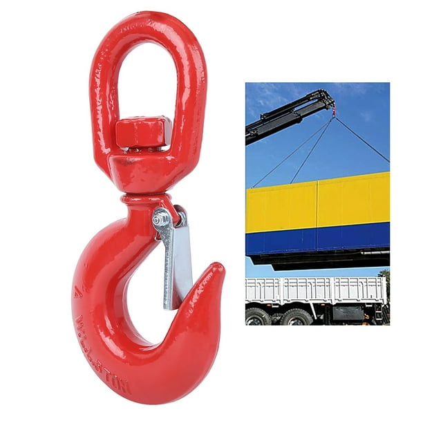 Ymiko Grab Hooks, Crane Hoist Rigging Hook, Crane Hook With Latch, Gravity Round Hook, 5t S-Hooks, For Ship Building Industry