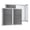 Grey, variant on INNOVART Enclosed Dry Erase Board 36”x24”, Fabric Bulletin Board Outside with Magnetic Whiteboard Inside, Secret Whiteboard Hidden Magnetic Dry Erase Board, Pin Board Cabinet w/Fabric Surface