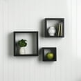 thumbnail image 5 of Melannco Black Square Shelves in Assorted Sizes, 3 Count, 5 of 8