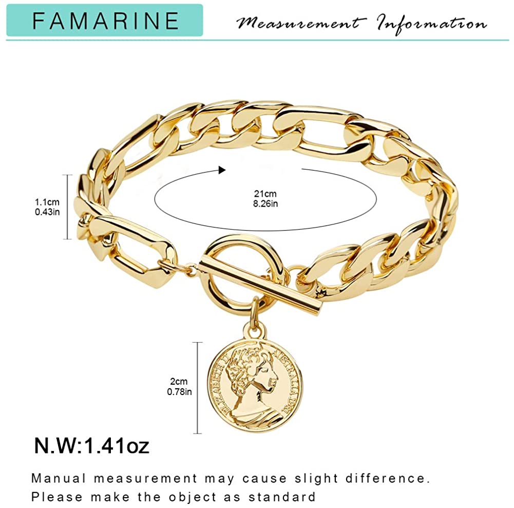 Jicidcha Charm Bracelets for Women 4MM 