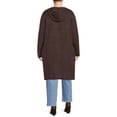 thumbnail image 3 of Terra & Sky Women's Plus Size Hooded Duster, 3 of 5