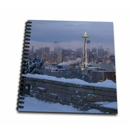 3dRose Seattle, Kerry Park, Space Needle - US48 JWI2640 - Jamie and Judy Wild - Mini Notepad, 4 by 4-inch