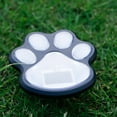 thumbnail image 6 of Solar Powered Dog Paw Print LED Ground Lights | Outdoor Garden Lighting | Weatherproof Buried Yard Decor | Warm White Illumination | Set of 1, 6 of 9