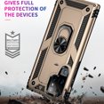 thumbnail image 6 of Allytech Rugged Case for Samsung Galaxy S22 Ultra, Military Grade Protection Shockproof Cover with Metal Rotatable Ring Stand, Magnetic Car Mount Holder Case for Samsung Galaxy S22 Ultra - Gold, 6 of 7